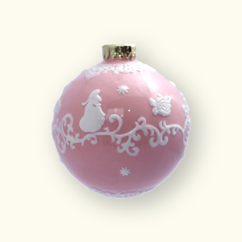 Sleeping Beauty White Ornament