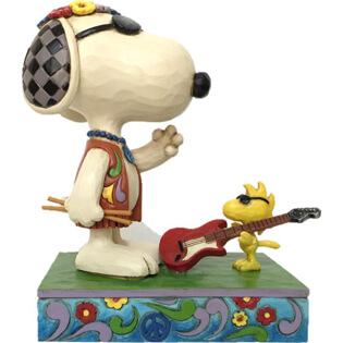 Snoopy and Woodstock Concert Goers