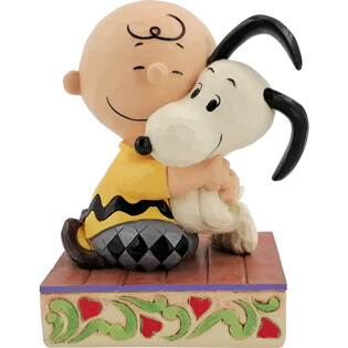 Charlie Brown Hugging Snoopy 