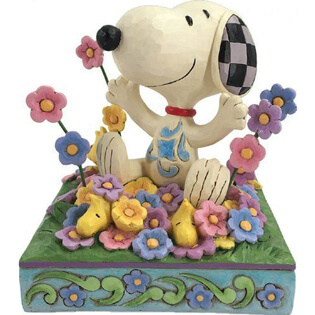 Hallmark Snoopy in flowers 