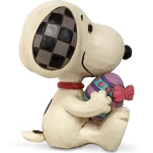 Mini Snoopy Holding Easter Egg
