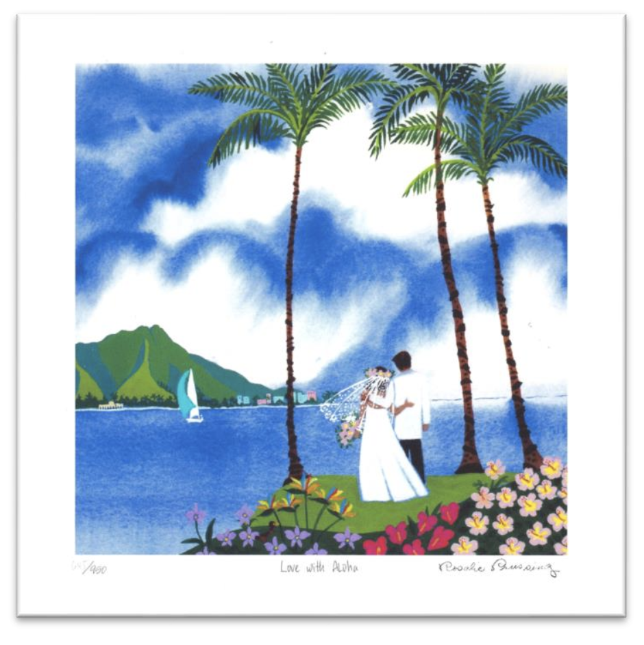 ロザリー・プルッシング  ハワイを代表する画家 ロザリープルッシング