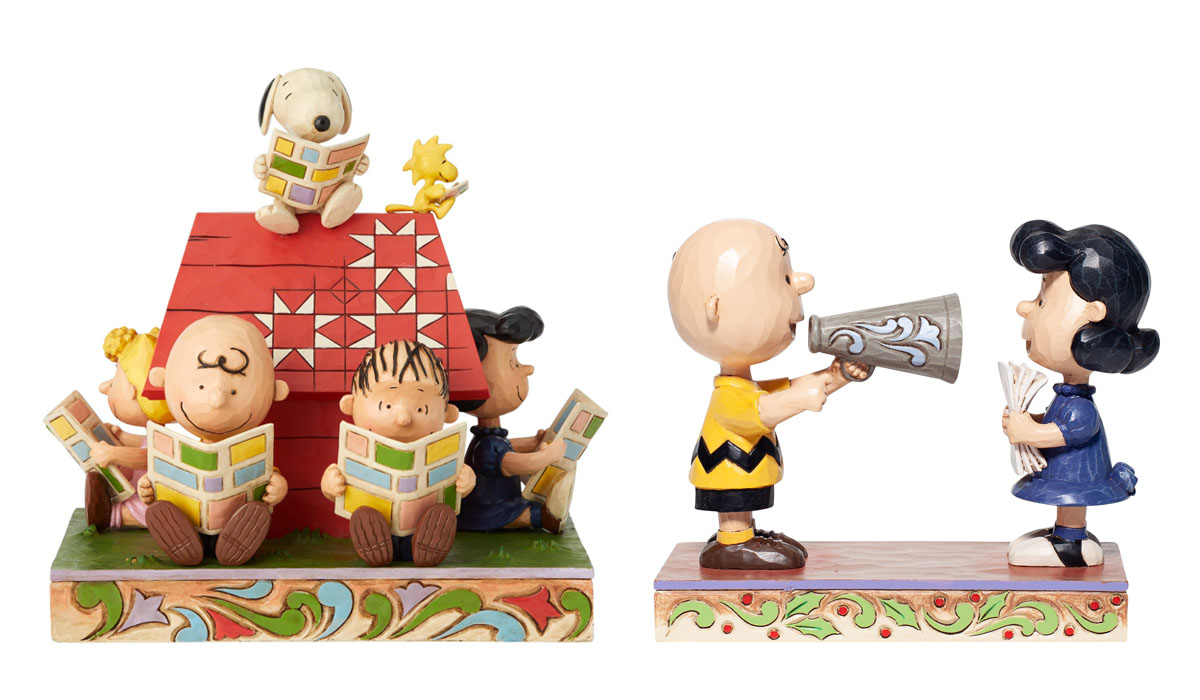 Peanuts Jim Shore フィギュア A Playful Paradeスヌーピー フィギュア ジムショア 音楽隊 パレード インテリア 置物 木彫り風 ジムショアスヌーピー Snoopy ピーナッツ スヌーピーグッズ ギフト 贈り物 おしゃれ かわいい キャラクター グッズ 大人 向け ピーナッツ