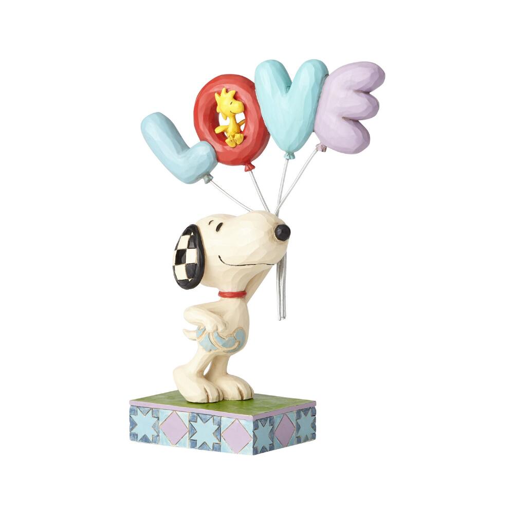 Jim Shore Peanuts-Snoopy with LOVE Balloon