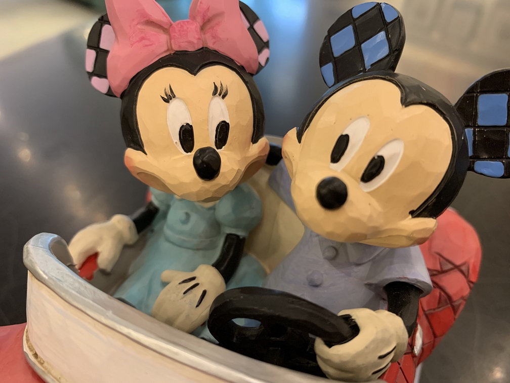 ディズニービッグフィギュア ミッキー やぼったい ミニー