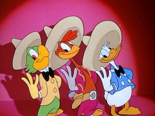 ディズニーフィギュア　WDCC　ドナルド　三人の騎士　three caballeros 