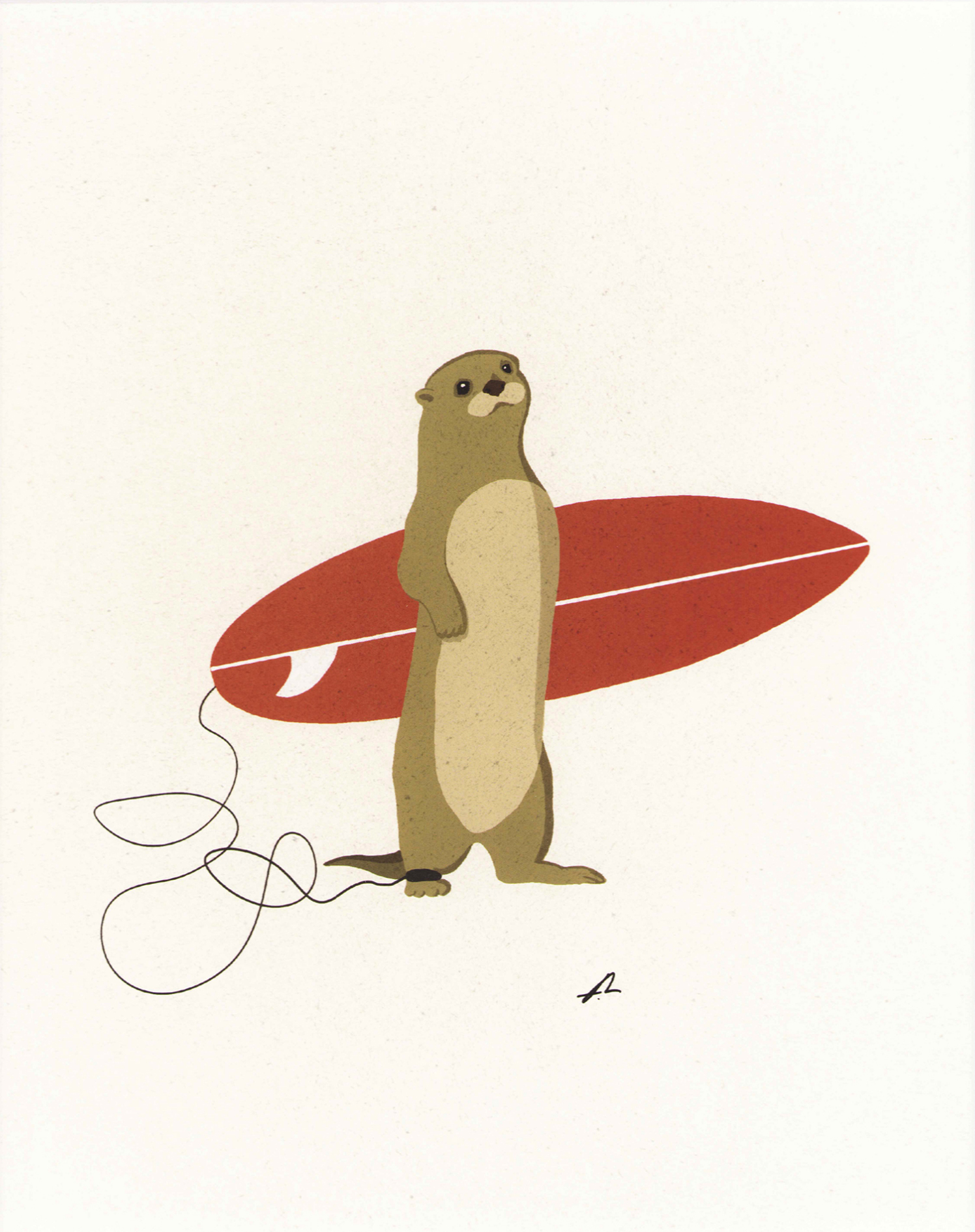 ファビアンラヴァター　カワウソ Surf Otter