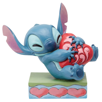 Stitch Hugging Heart